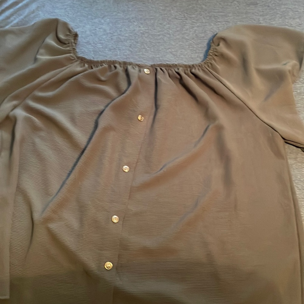 Green dress shirt